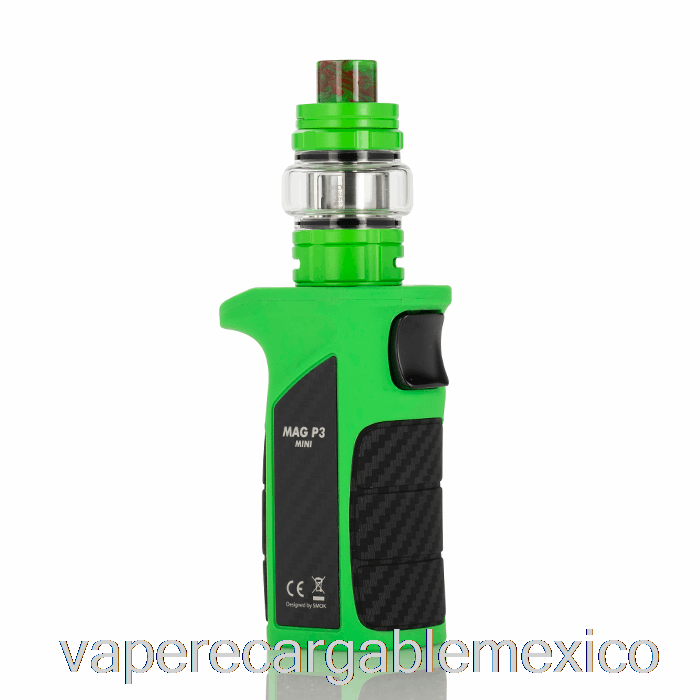 Vape Recargable Smok Mag P3 Mini 80w Kit De Inicio Verde Negro